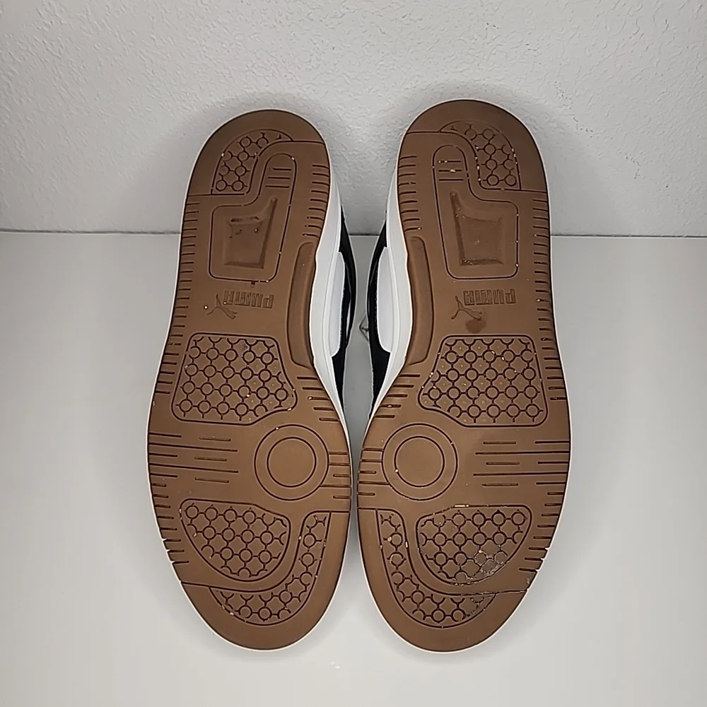 PUMA Rebound LayUp SL Low White Black Mens Sz 11.5 Athletic Shoes Sneakers - Picture 9 of 12